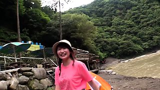 Extreme close up of Japanese teen masturbating Uncensored