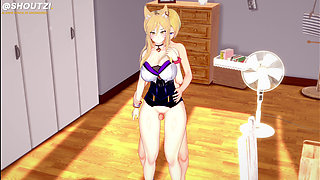 Ahri Kda From Lol Uses Her Feet and Shows You That She Dominates You by Making You Like an Amazon!