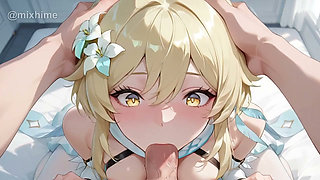 Traveler Lumine  - Hard Fuck POV (Genshin Impact)