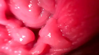 Close Up Wide Pussy Spreading and Dirty Talk