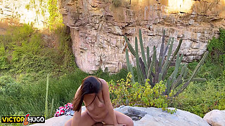 Fucking My Stepbrother's Wife at Waterfall