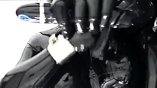 Mistress Danica latex solo masturbation