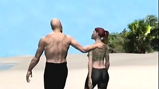 Fucked in Paradise 3d toons