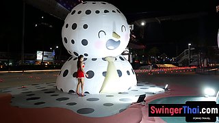 Xmas special with his big ass Thai GF