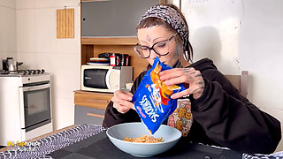 Ddy Pissing in My Cereal! My Dirty Breakfast