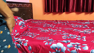 Mamiji couch red handed me his party masturbating