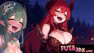 FUTA3DX - Futa Elf Stunners Phat Mammories & Bouncy Rump Desire