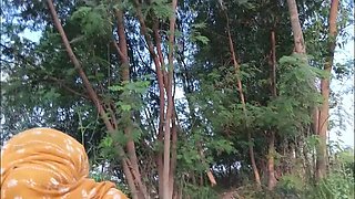 Desi Indian Village Girl Hard Fucked Outdoor in Forest - Anal Blowjob Doggy Style