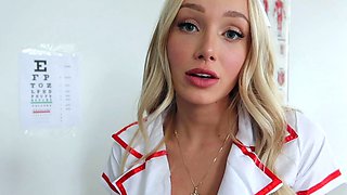 Solo masturbation of a beautiful amateur blonde