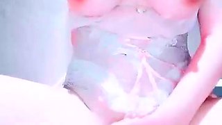 Great Big Boobs On Masturbating Redhead