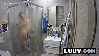 LUUV. Abbadon takes a shower before a scene with his girlfriend