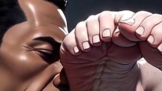 Granny Foot Slave Session - Passionate Toe & Sole Licking