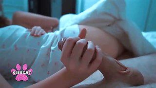 Will Step Dad Fuck and Cum Inside Step Daughter Jessie Ames in Share Bed While Step Mom?