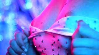 Stunning blonde MILF passion posing