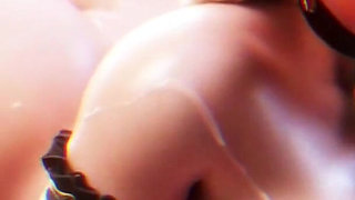 Hot Blonde Cowgirl 3D Animation - Ai Generated