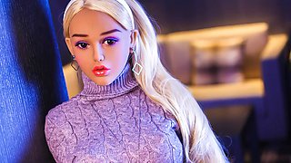 Hot Blowjob Small Love Dolls Blonde teen Sex Toys