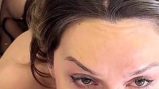 Completely Inseminated in the Nylon! Creampie, Body and Facial!