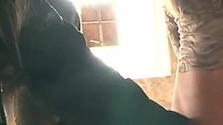 Dominating humiliating pussy bondage in the farm