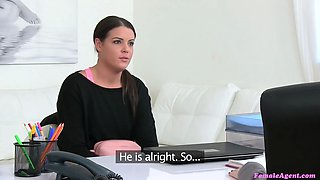 I turn a innocent beauty into my intimate fuck dildo during a casting - chick agent