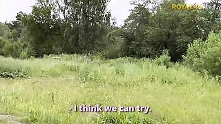 Hot Huge Natural Tits Teen Screwed Hard In The Woods