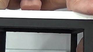 Amazing Sagging Tits Riding a Dildo 2