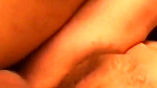 GILF pussy fucking in the toilet