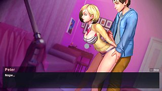 Molded anime babe Hotbhabi with massive boobs in summertime vibe