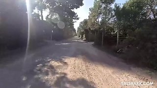 Hot Latina Sophie Logan Fucks Jean Pallett in Car - Big Tits Cowgirl & Blowjob