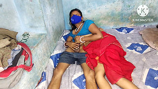 Indian Desi Lal Sari Wali Bhabhi Ki Chudai