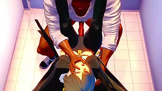 Zenless Zone Zero - Horny Evelyn Squirting Everywhere While Taking a Deep Creampie - 3D Hentai Animations