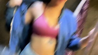 MASTURBATING in the grass outdoor AMATEUR