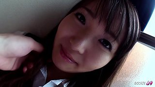 Japanese Teen with Big natural Tits seduce to First Time Uncensored Amateur POV Fuck by Classmate