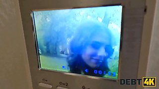 Debt4k. she didn't hope to have so much fun with a collector