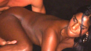 Indian Princess Kneels for Big White Dick
