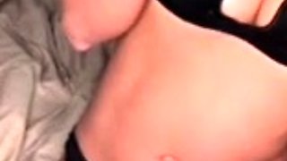 Close up teen foot worship