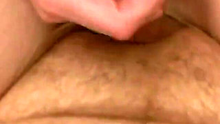 Teen Amelia Rose mouth fucks a big eager cock