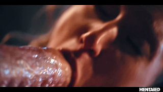 Alien Hentai Porn - Lobby Girl Trapped by Huge Monster Cock in Hotel