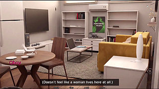 Landlady Stuck in Washing Machine - Asia Town - E04