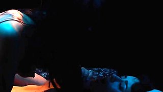 Brunette babe 69 lesbian fucks tattooed blonde