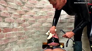 Dominatrix Mistress April Waterboarding Slave - BDSM Punishment & Latex Fetish