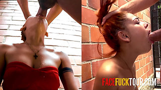 This 18YO LATINA BARTENDER teased me the whole shift... ended up FACE FUCKED ROUGH after closing