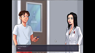 Summertime saga - I switched the vibrator on which she have on