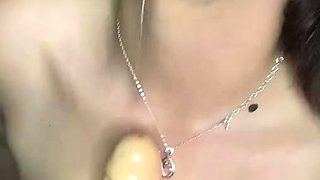Beautiful wife masturbating show with webcam with toys