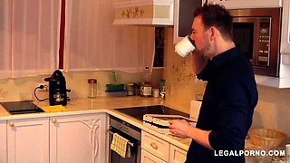 Naughty babes threesome thrilling sex video