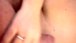 A beautiful tit handjob