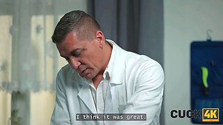 Cuck4k. we should screw really cautiously... he sits just here!