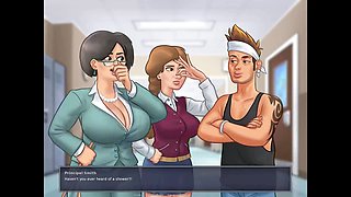 Summer saga: the hot trailer park girl makes her mark in the adult cartoon episode