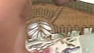 Busty Brunette MILF Endures Rough Sex and Explosive Facial