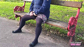 Tits Out in the Woods - Flashing My Big Heavy Stepmommy Milkers and Ass While Out for a Walk in the Forest - so Naughty Arent I