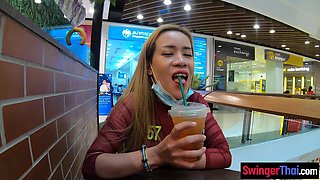 Huge boobs amateur Thai MILF girlfriend